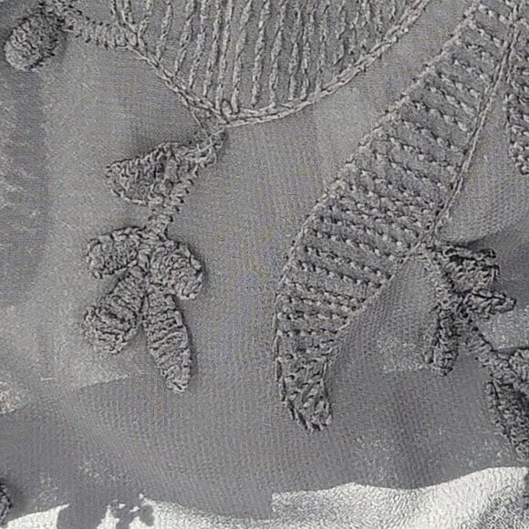 Unbranded dark romantic sheer blouse long angel sleeves - Picture 6 of 9